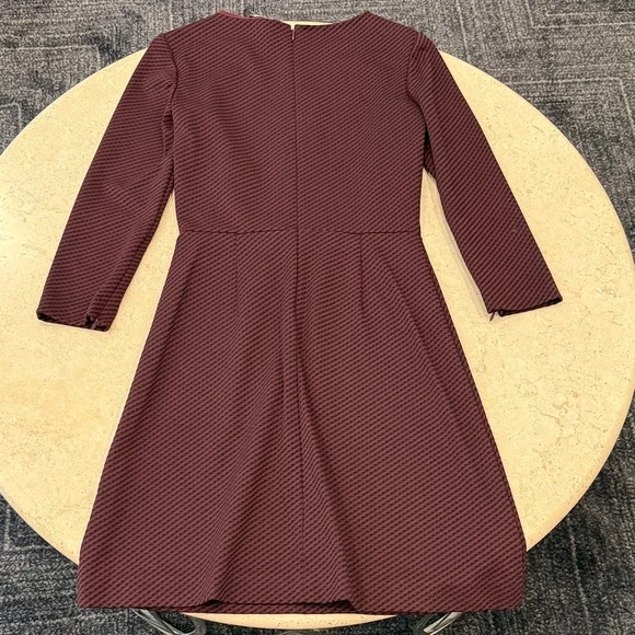 Theory Elegant Burgundy Dress - Picture 3 of 3